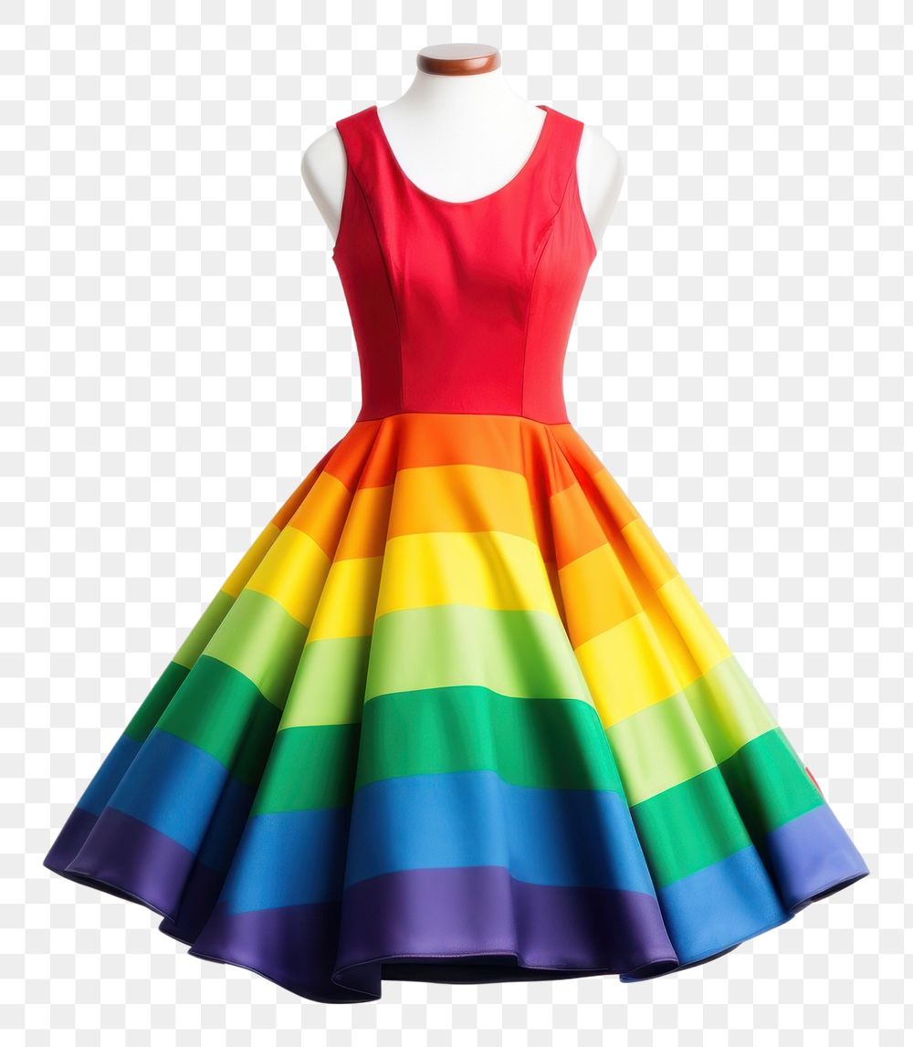 PNG Pride month dress fashion skirt. 