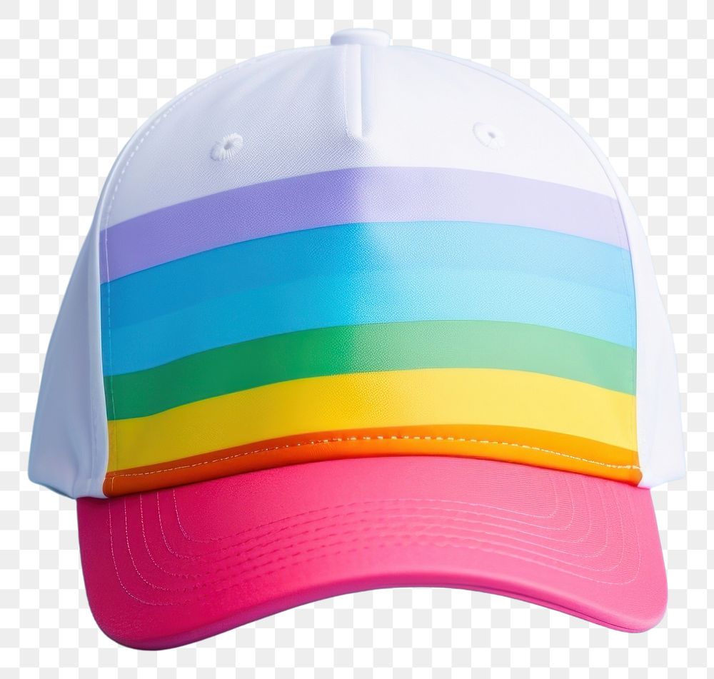 PNG Pride month hat variation headgear. 