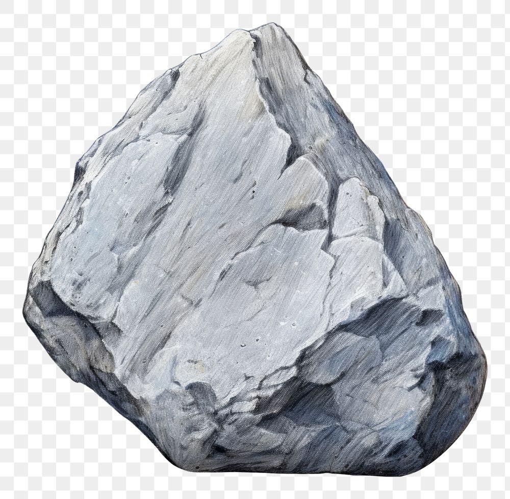 PNG Stone drawing rock anthracite. AI generated Image by rawpixel.