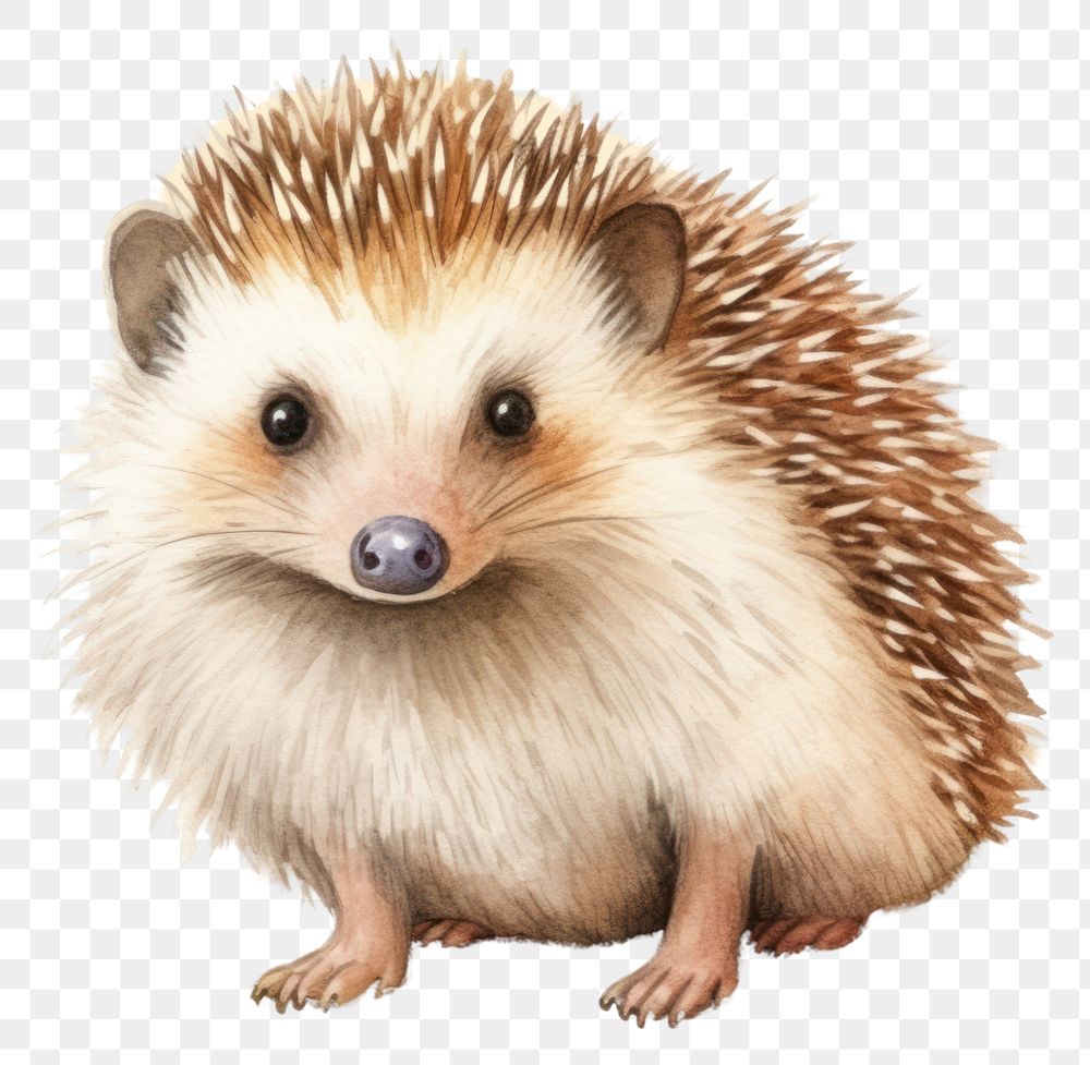 PNG Porcupine hedgehog mammal animal. AI generated Image by rawpixel.