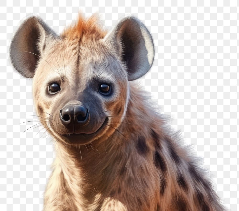 PNG  Wildlife mammal animal hyena. AI generated Image by rawpixel.