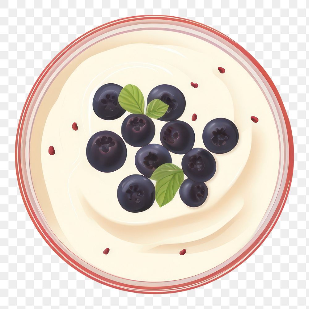 PNG Yogurt smoothie berry food blueberry fruit. 