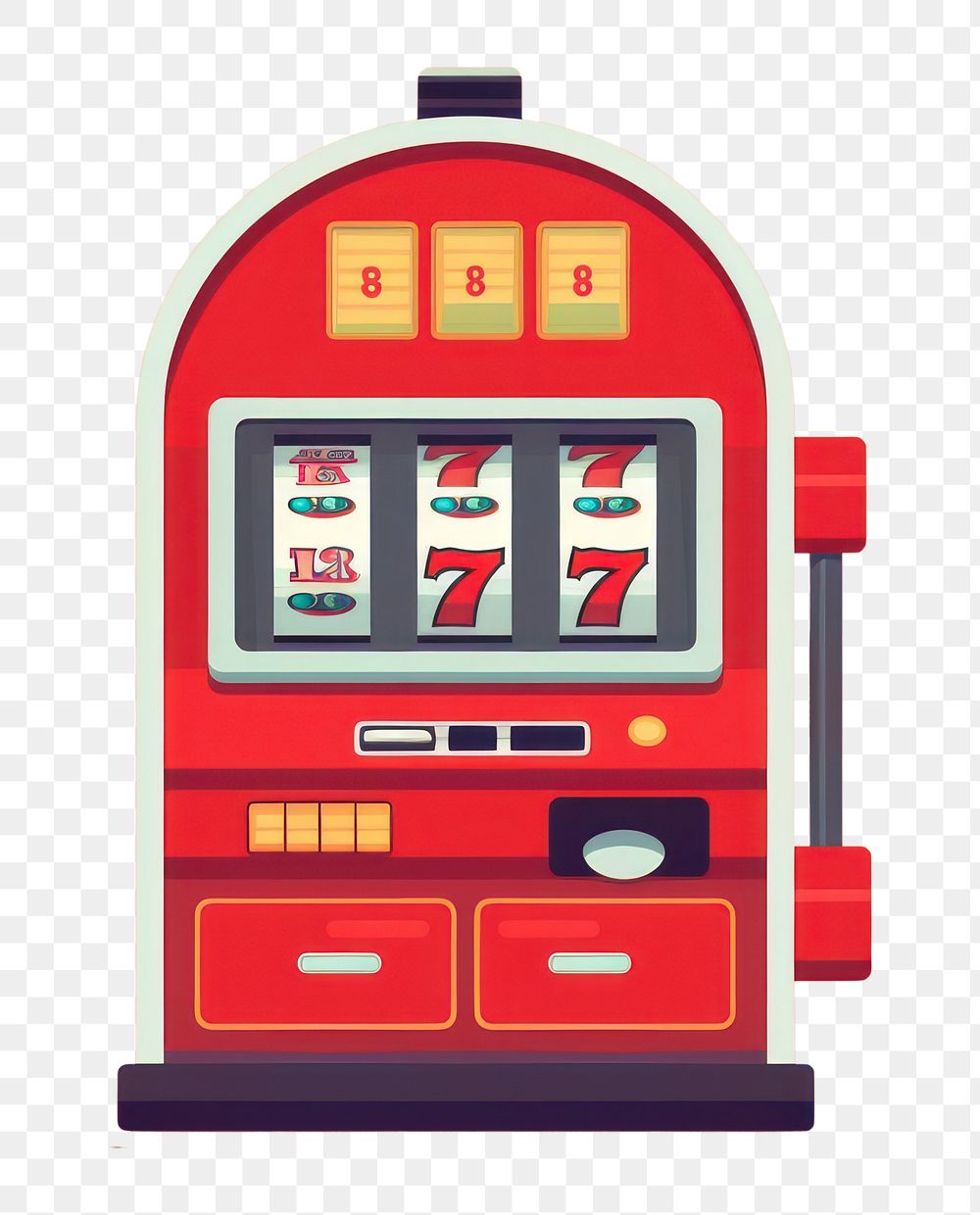 PNG Slot machine casino gambling technology petroleum. AI generated Image by rawpixel.