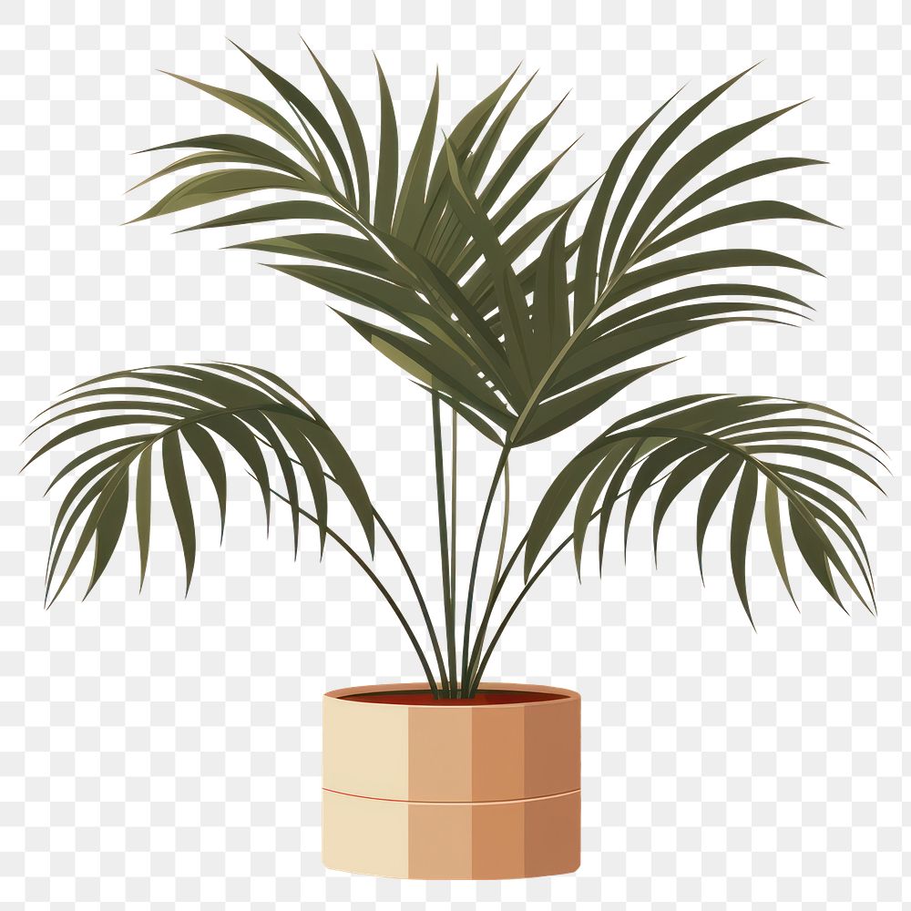 PNG Tropical plant leaf houseplant flowerpot. 