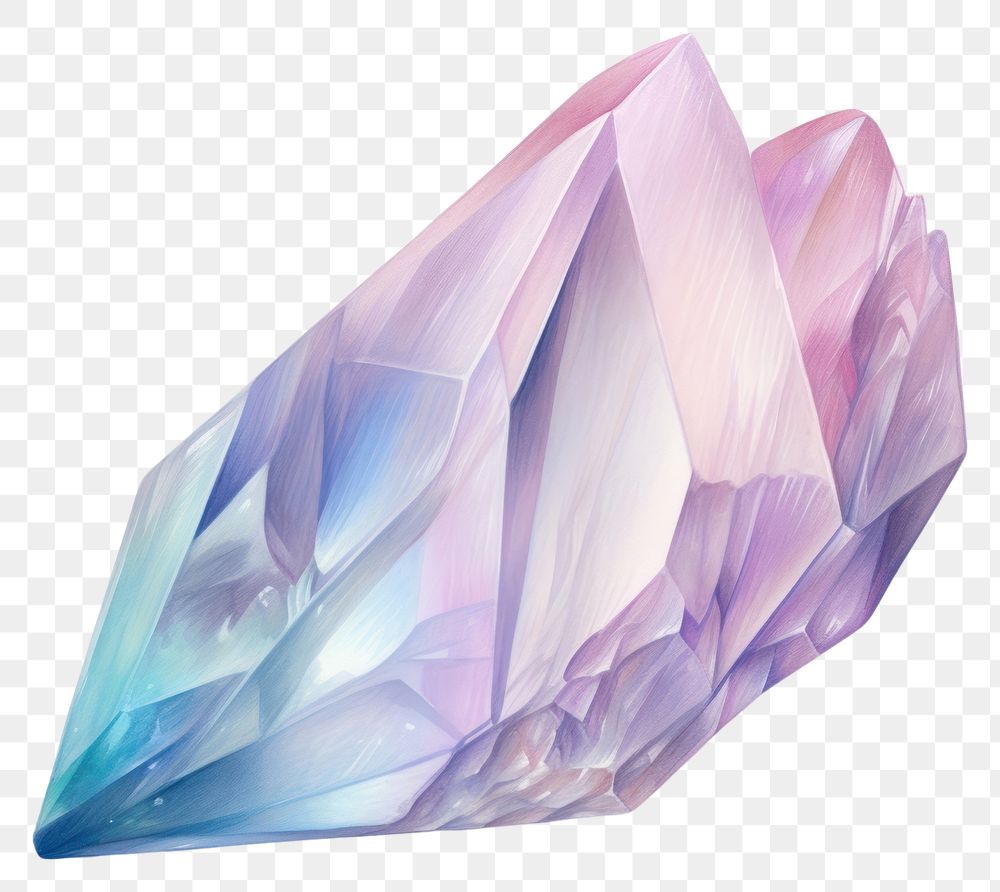 PNG Crystal crystal gemstone mineral. AI generated Image by rawpixel.