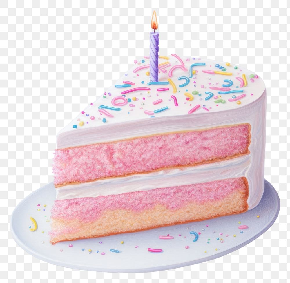 PNG Birthday cake dessert icing food. AI generated Image by rawpixel.