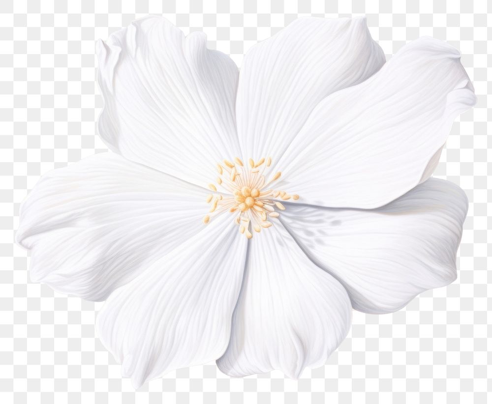 PNG White flower blossom petal plant. 