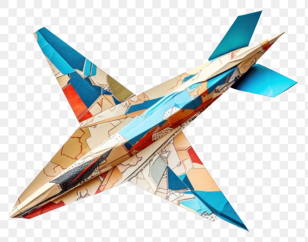 PNG Paper plane craft aircraft origami vehicle. AI generated Image by rawpixel.