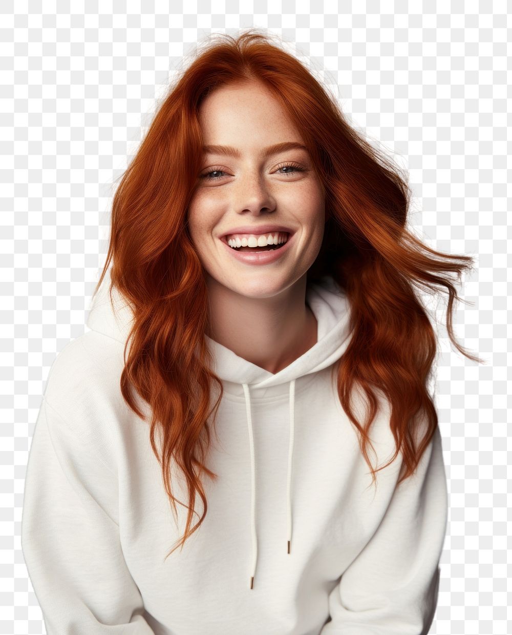 PNG  Hoodie laughing portrait adult. AI generated Image by rawpixel.