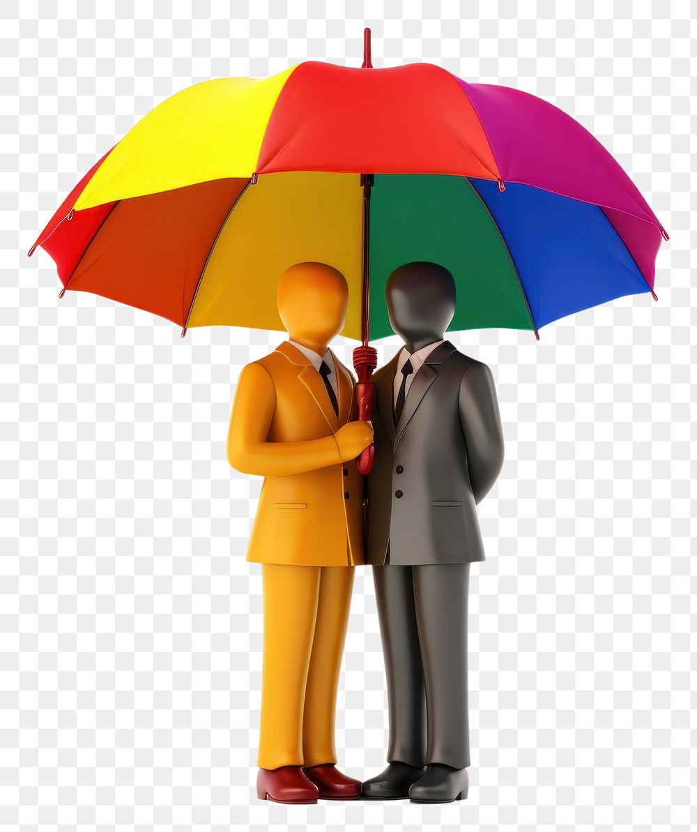 PNG Umbrella adult togetherness protection. AI generated Image by rawpixel.