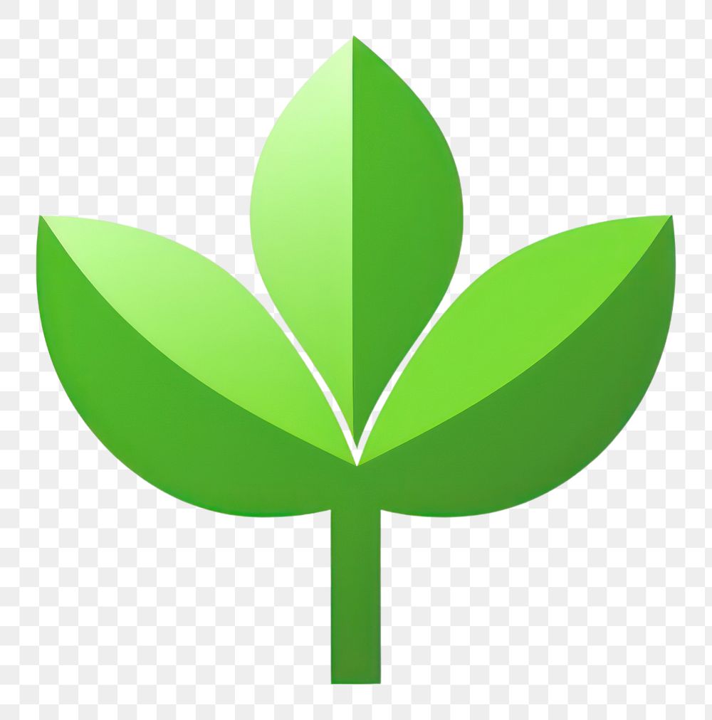 PNG Leaf green symbol plant. AI generated Image by rawpixel.