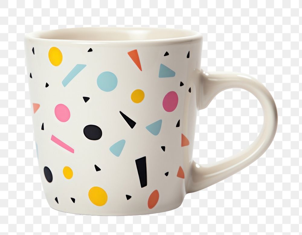PNG Mug tableware porcelain cup. AI generated Image by rawpixel.