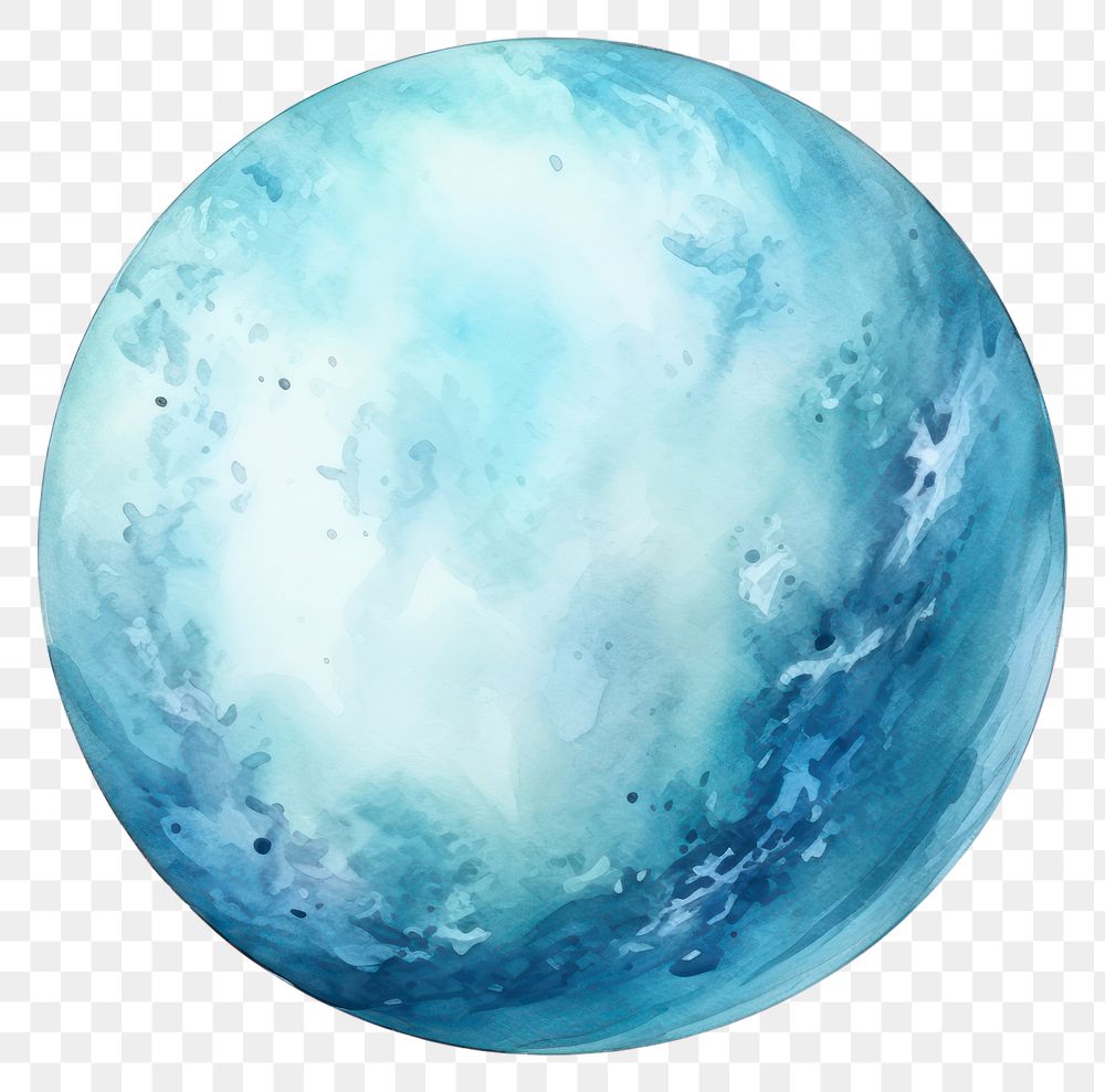 PNG Neptune planet sphere space. AI generated Image by rawpixel.