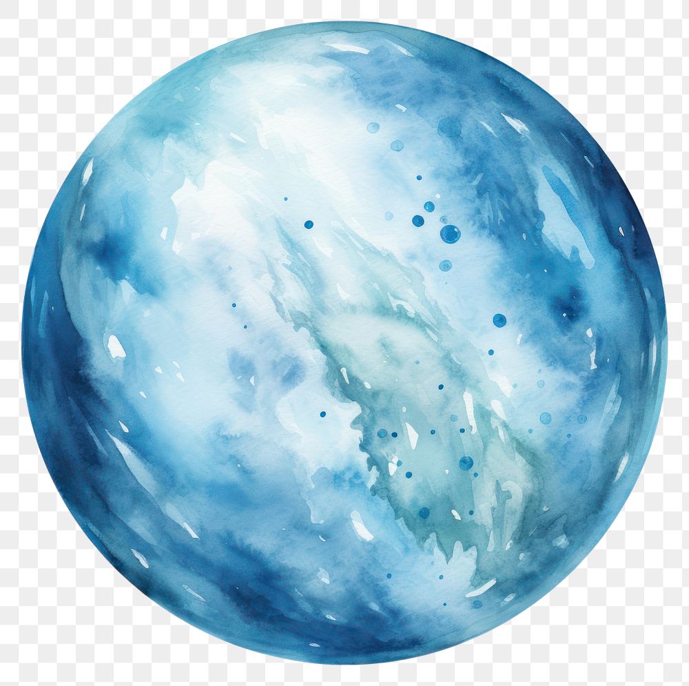 PNG Neptune planet sphere space. AI generated Image by rawpixel.