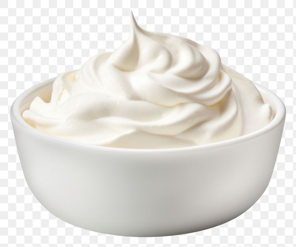PNG Cream dessert white food. AI generated Image by rawpixel.