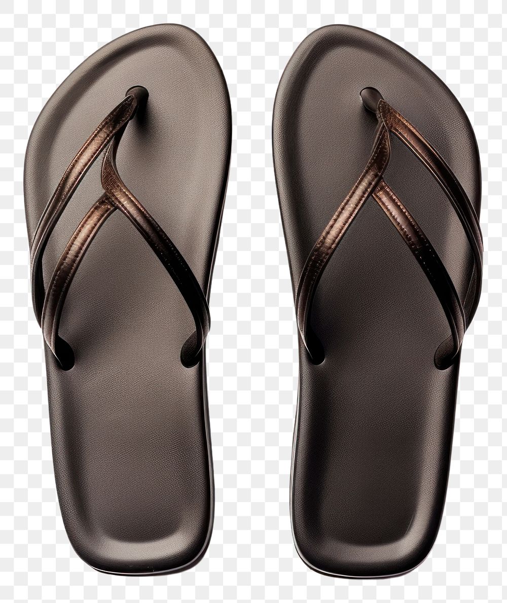 PNG Minimal sandals flip-flops footwear shoe. AI generated Image by rawpixel.
