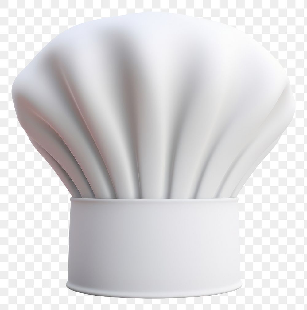 PNG Chef hat white white background xiaolongbao. 