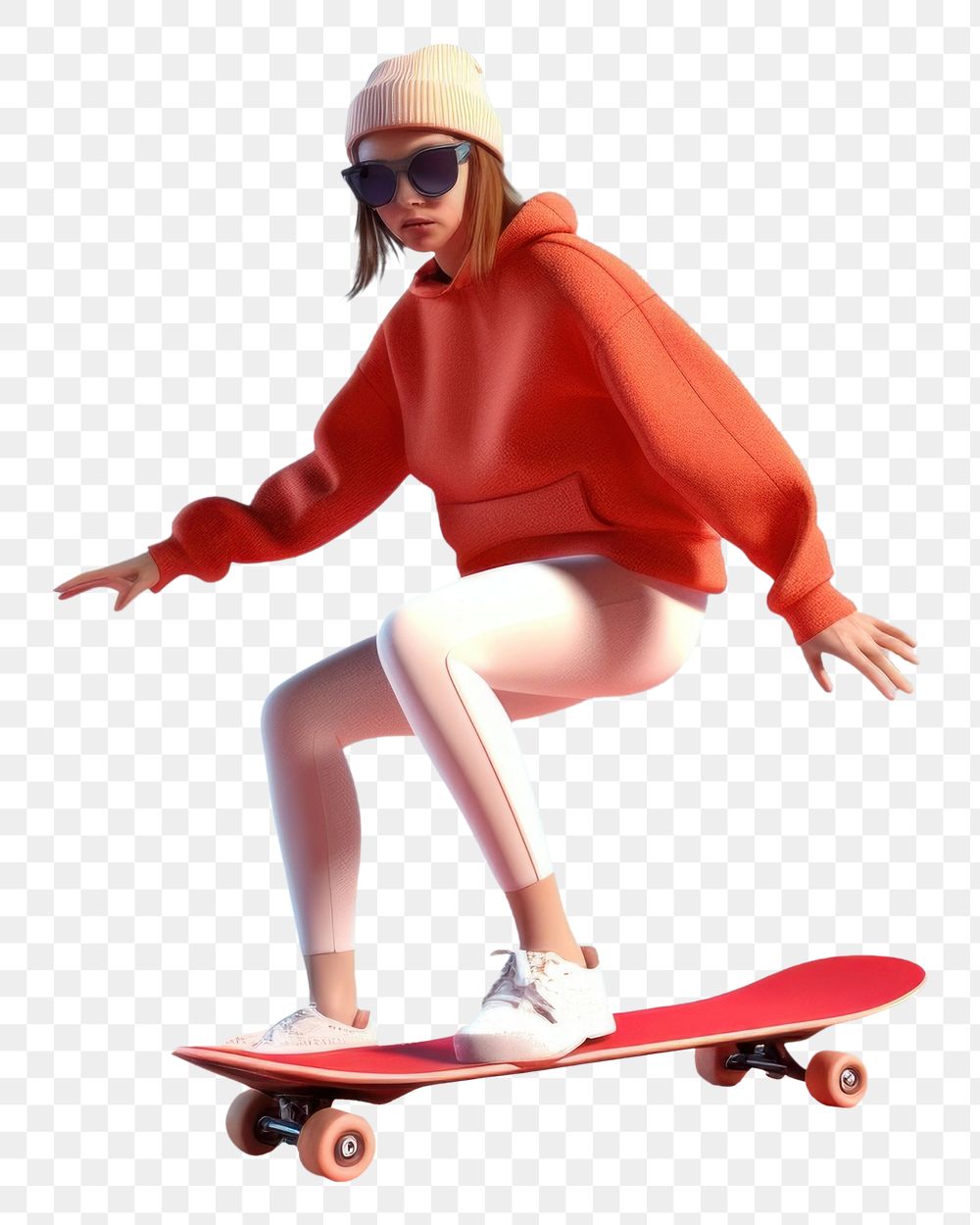 PNG Skateboard adult skateboarding exhilaration. AI generated Image by rawpixel.