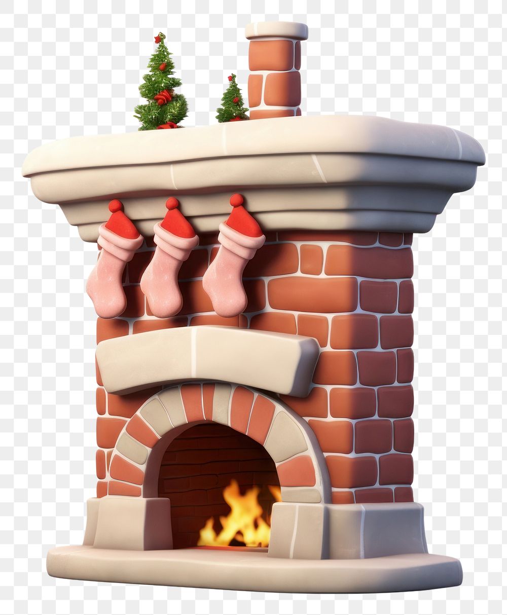 PNG Christmas chimney fireplace christmas hearth. 