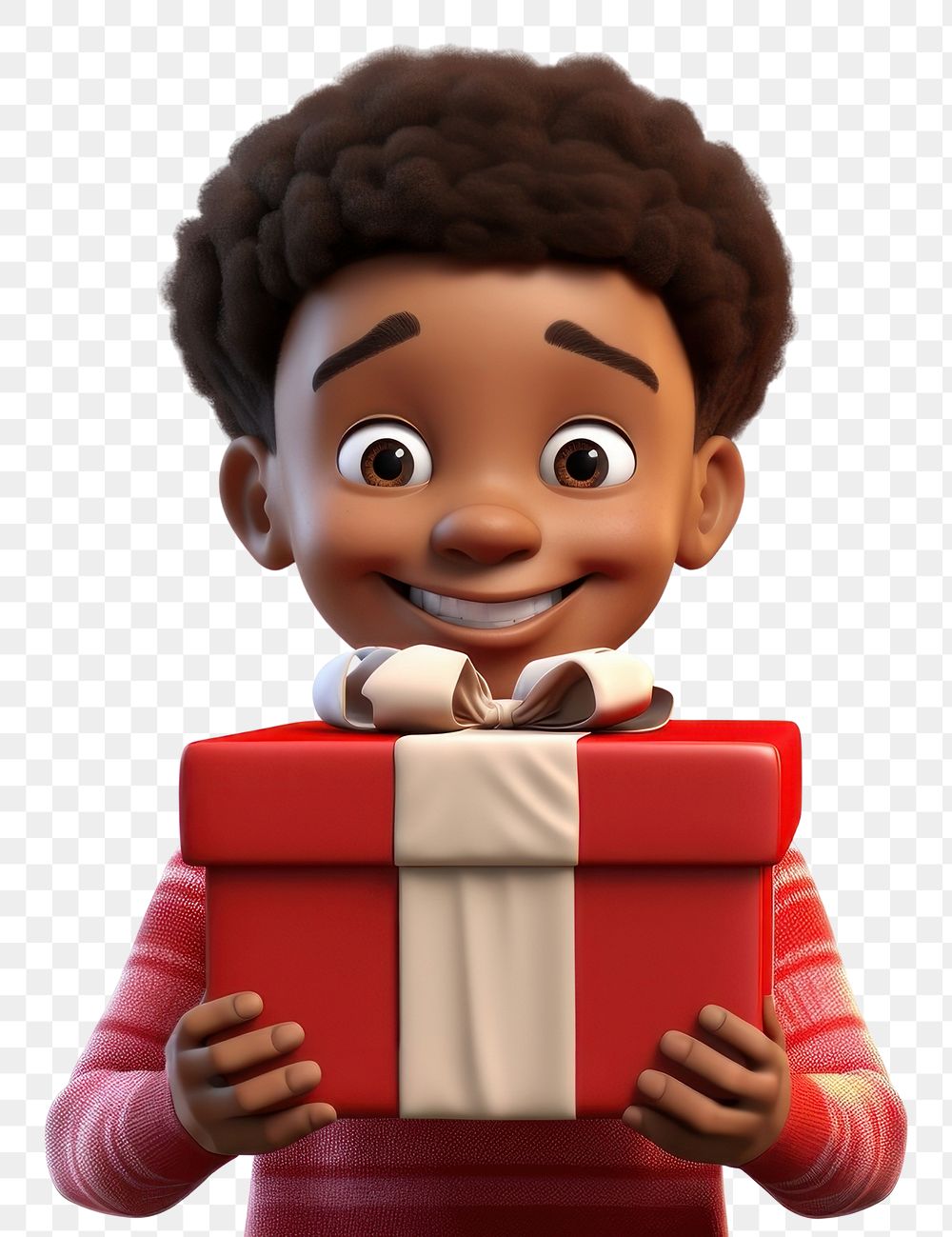 PNG Diversity young boy cartoon face toy.