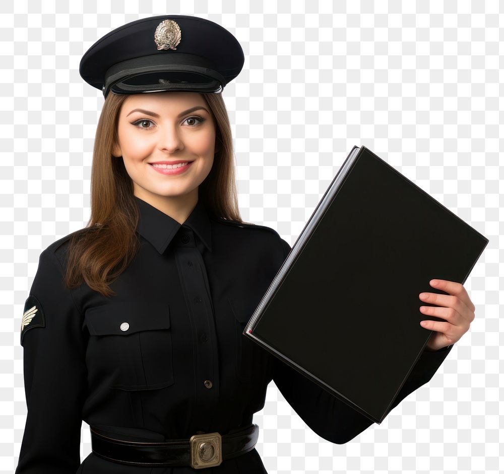 PNG  Woman officer adult protection technology. AI generated Image by rawpixel.