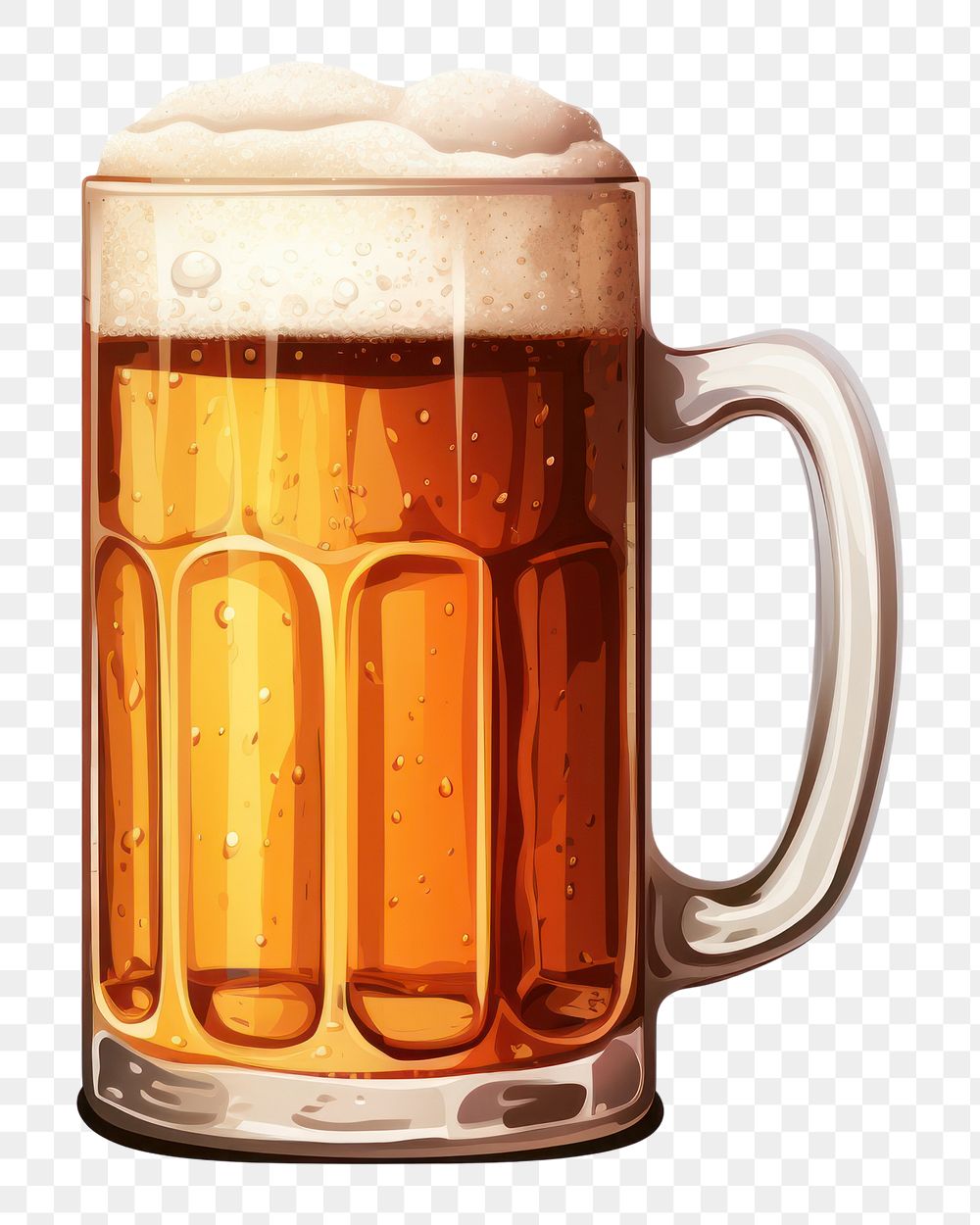 PNG  Beer drink lager glass. AI generated Image by rawpixel.