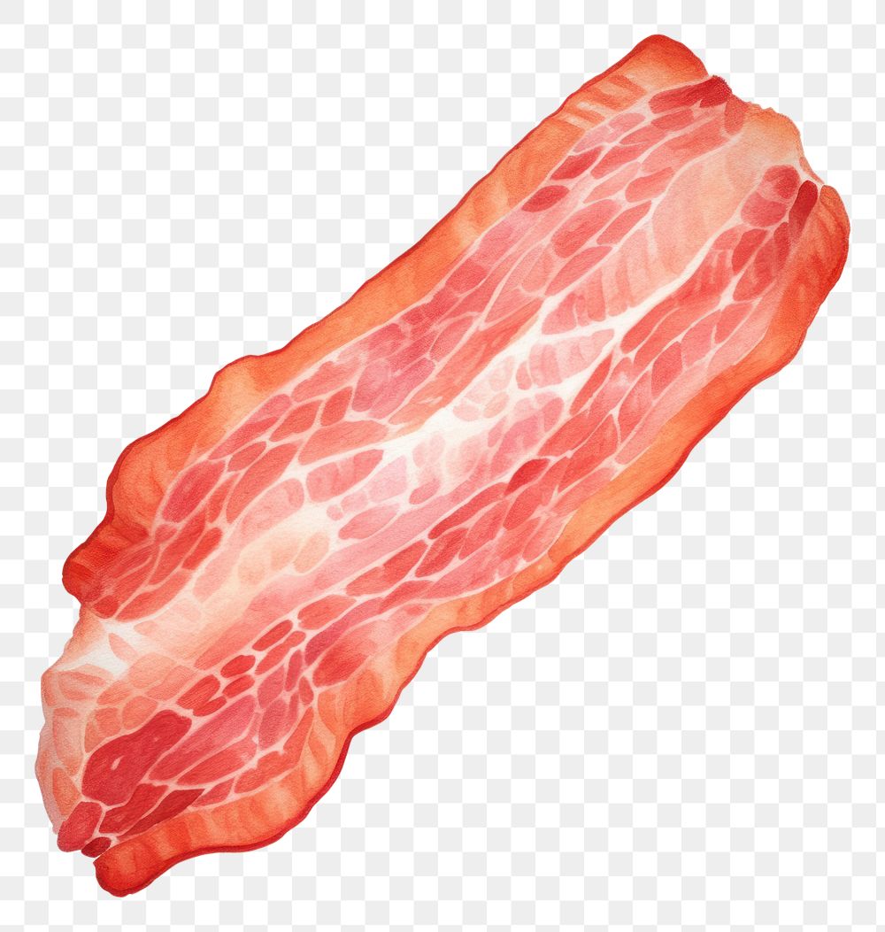 PNG Bacon bacon meat pork. 