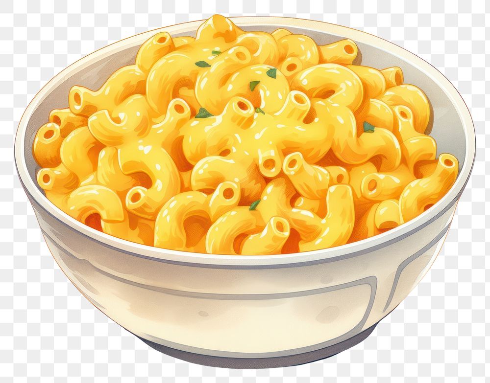 PNG Macaroni pasta food white background. AI generated Image by rawpixel.