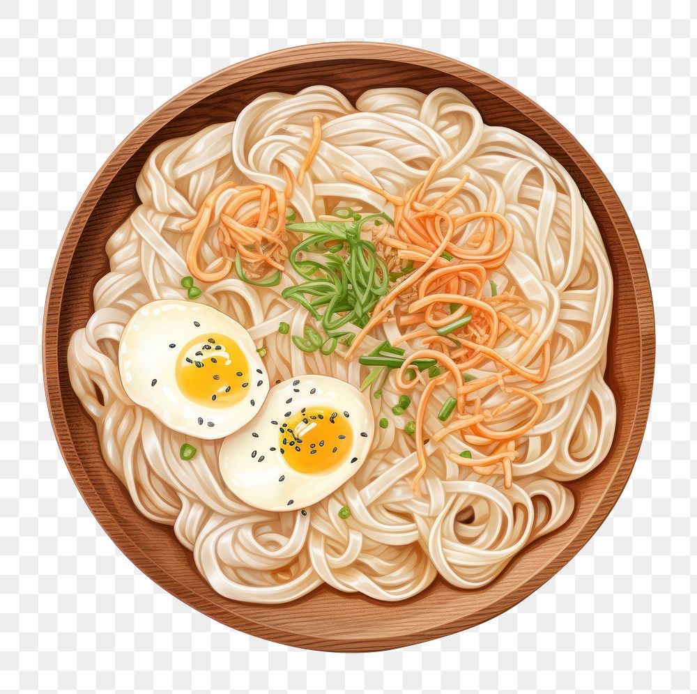 PNG Kongguksu food spaghetti noodle pasta. AI generated Image by rawpixel.