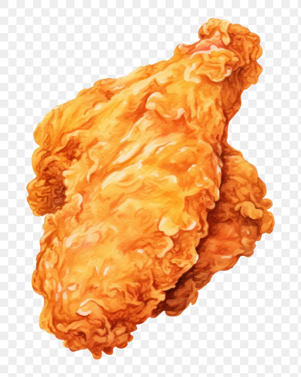PNG Fried Chicken food white background fried chicken.