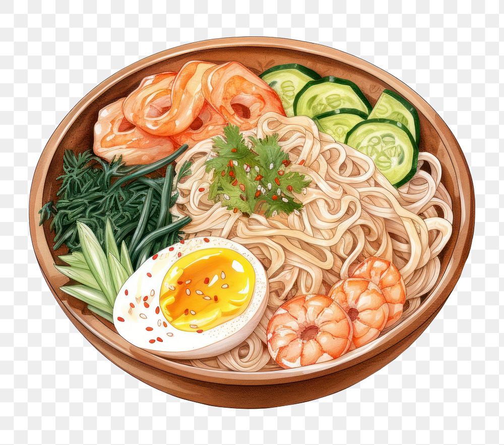 PNG Kongguksu food noodle plate meal. AI generated Image by rawpixel.