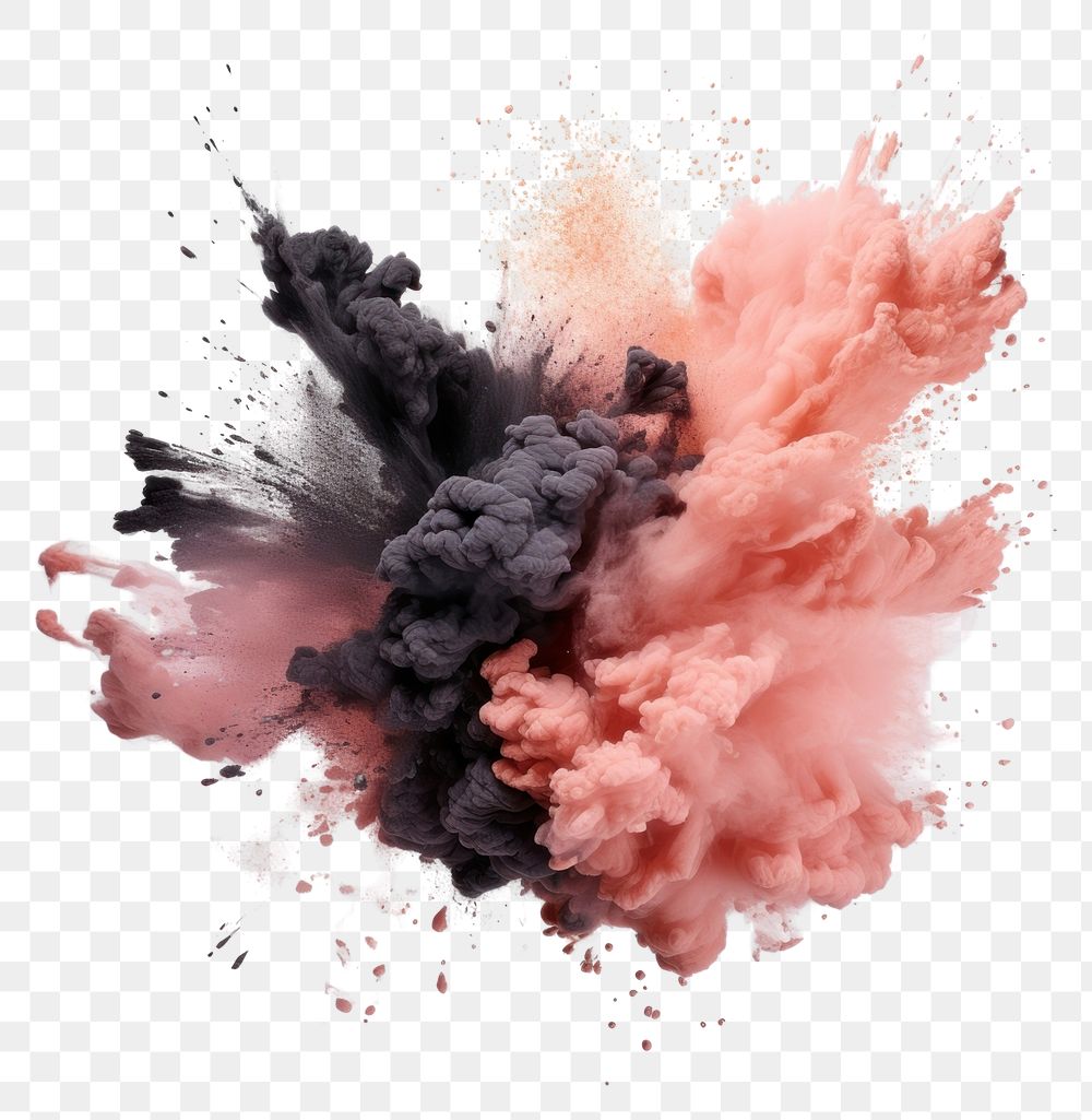 PNG Explosion white background splattered exploding