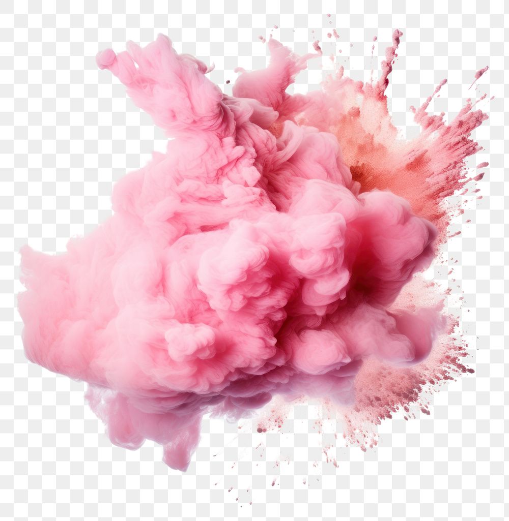 PNG Pink white background splattered fragility. AI generated Image by rawpixel.