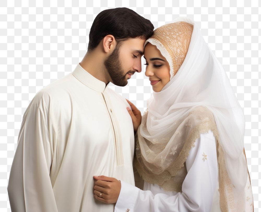 PNG Arab wedding adult bride white. AI generated Image by rawpixel.