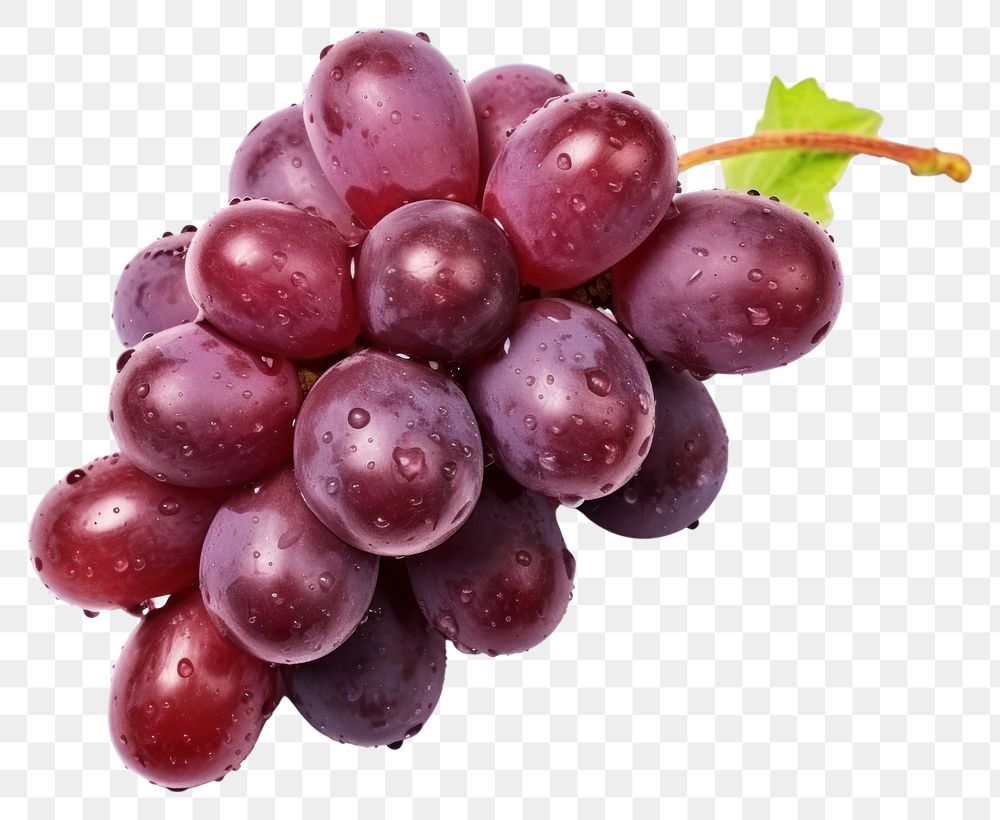 PNG Grapes fruit plant ripe. AI generated Image by rawpixel.