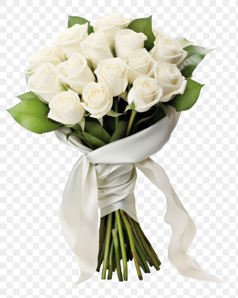 PNG White roses wedding flower plant. AI generated Image by rawpixel.