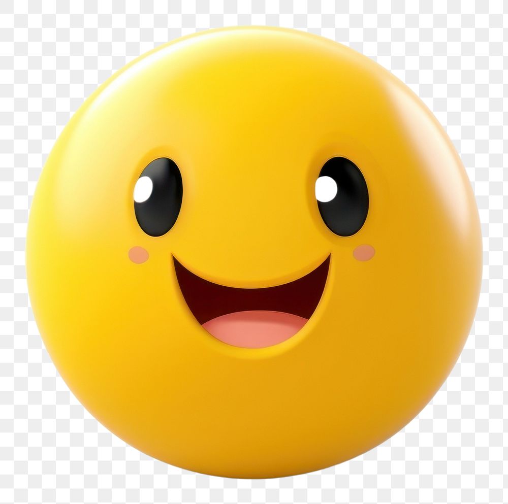 PNG Emoji toy white background anthropomorphic