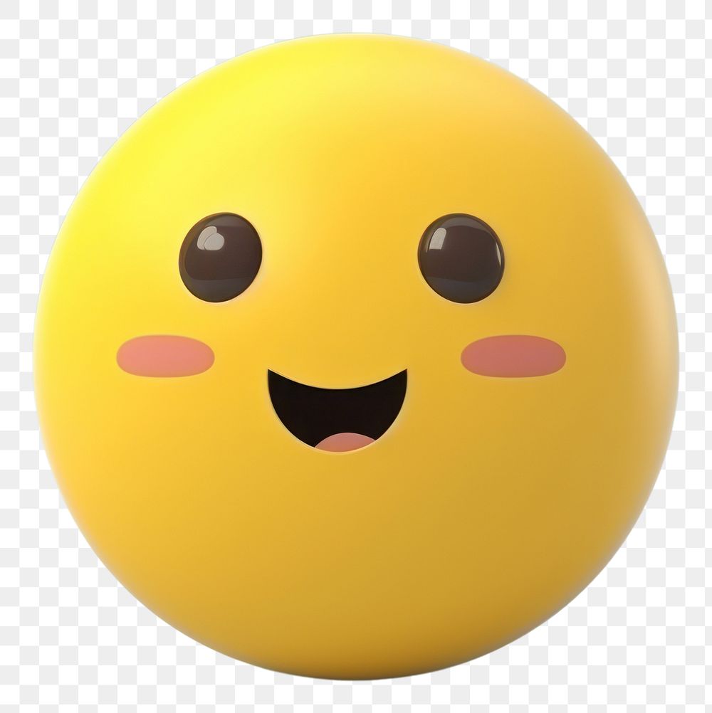 PNG  Emoji ball anthropomorphic representation. AI generated Image by rawpixel.