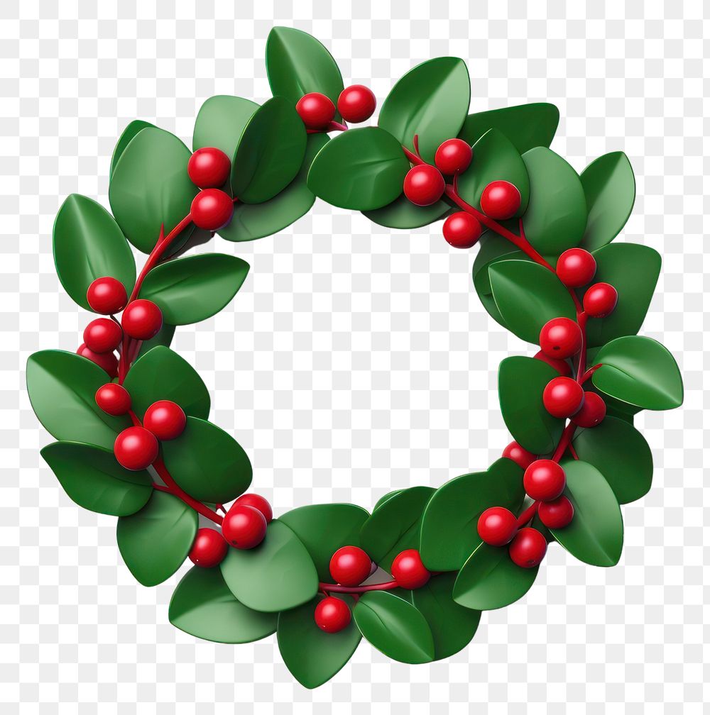 PNG Wreath jewelry food lingonberry.