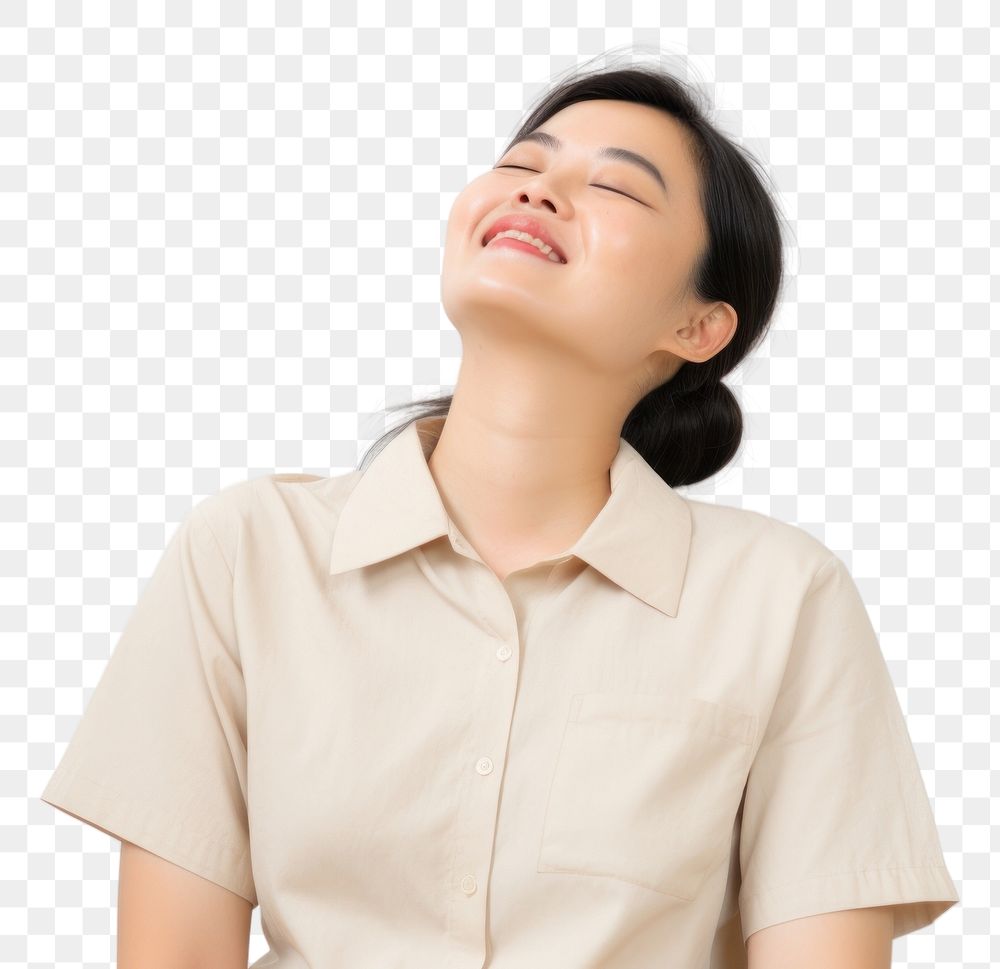 PNG Laughing smile adult women. AI generated Image by rawpixel.