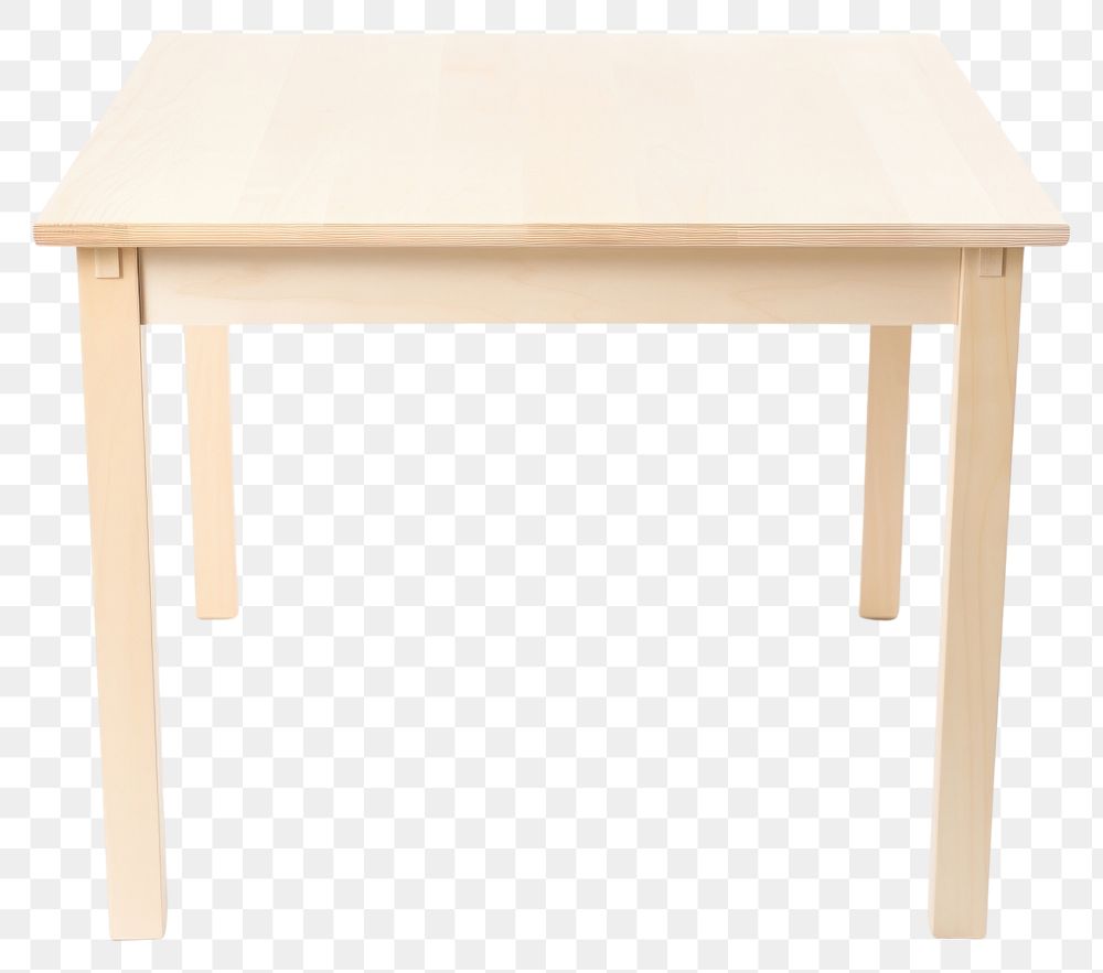 PNG Plain table furniture plywood desk. 