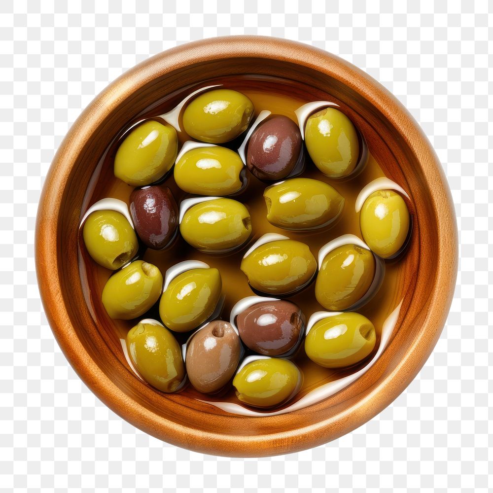 PNG Bowl olive plant food. AI generated Image by rawpixel.