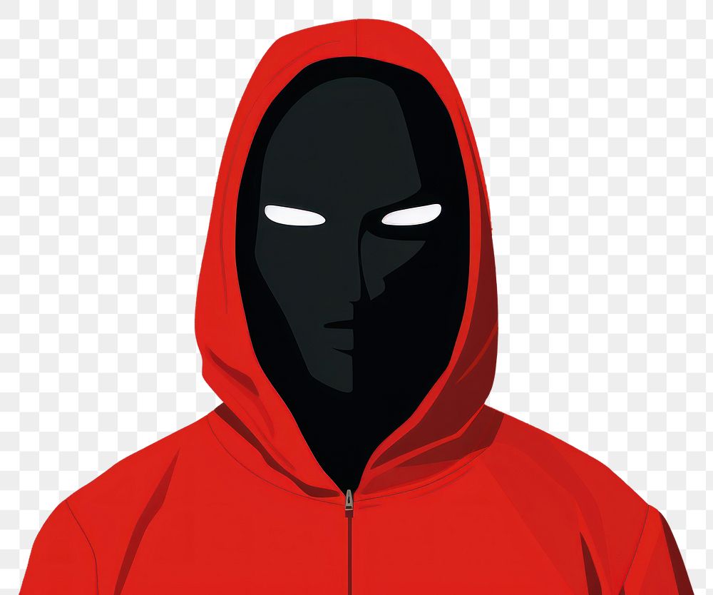 PNG Sweatshirt adult hood disguise. AI generated Image by rawpixel.