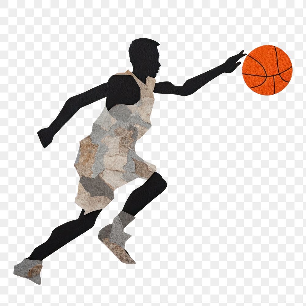PNG Basketball player sports basketball player. AI generated Image by rawpixel.