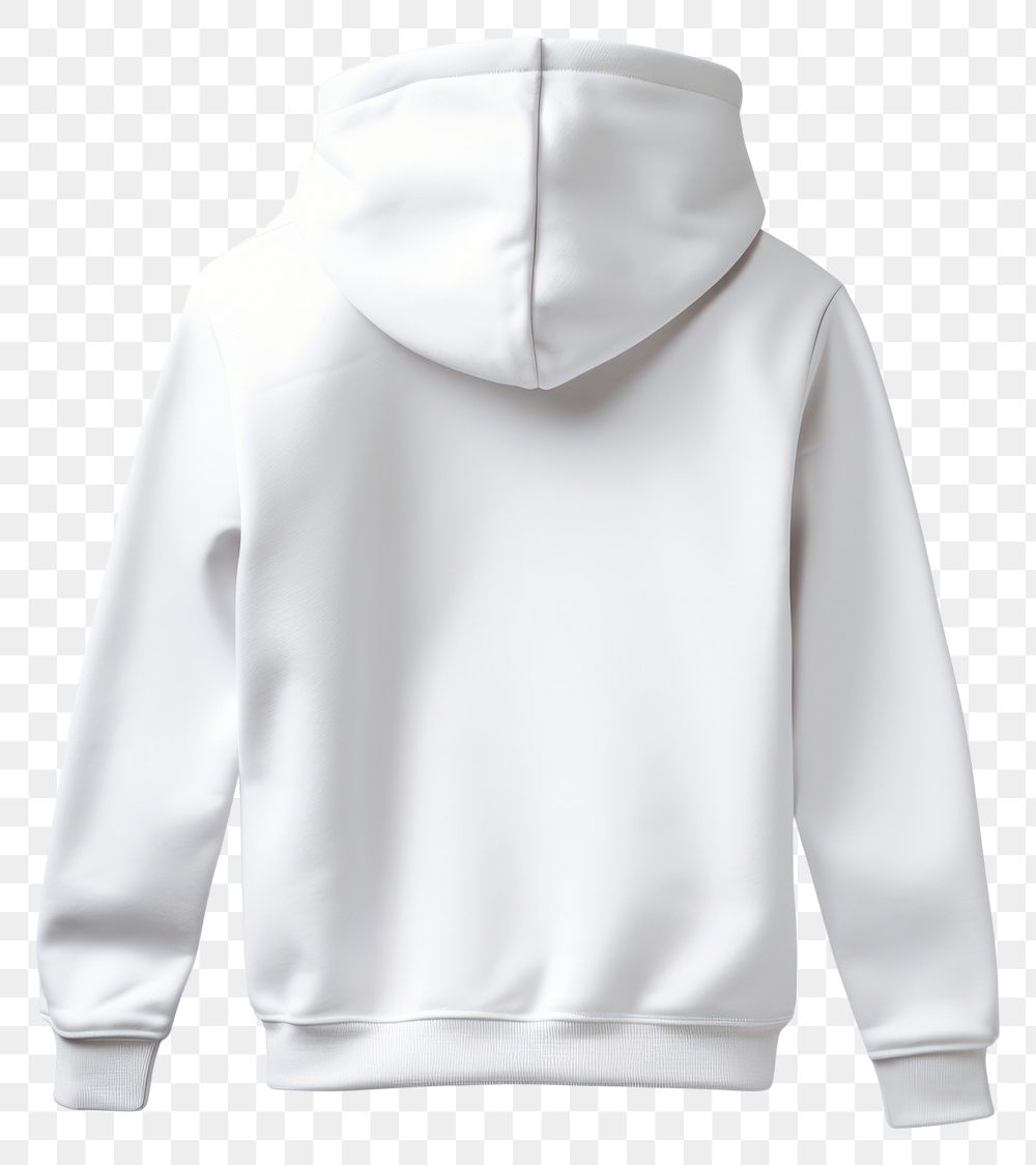 PNG Back white hoodie sweatshirt white background architecture