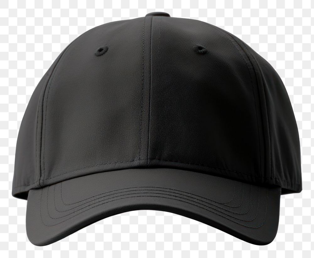 PNG Black cap white background headgear headwear. AI generated Image by rawpixel.