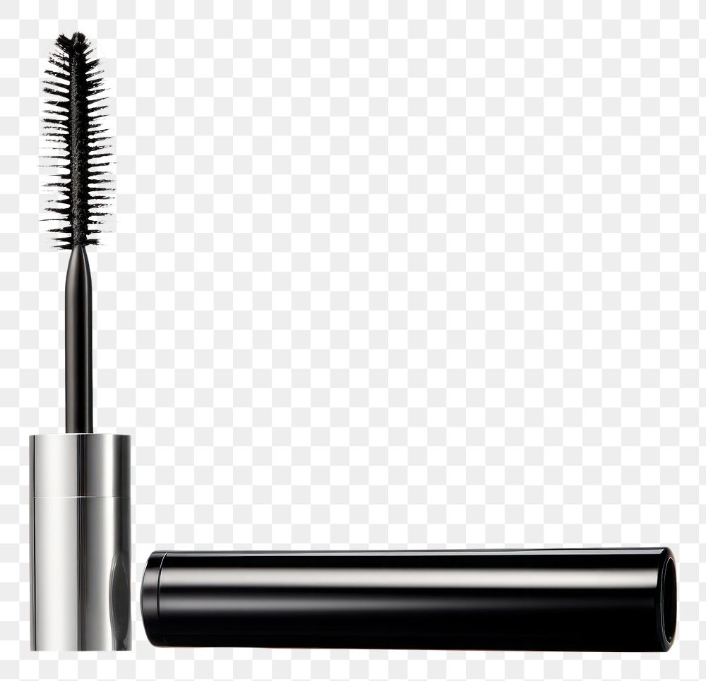 PNG Mascara tube cosmetics white background equipment. AI generated Image by rawpixel.