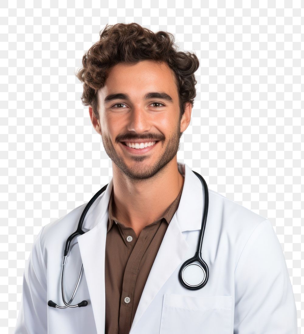 PNG Veterinarian doctor adult white background. AI generated Image by rawpixel.