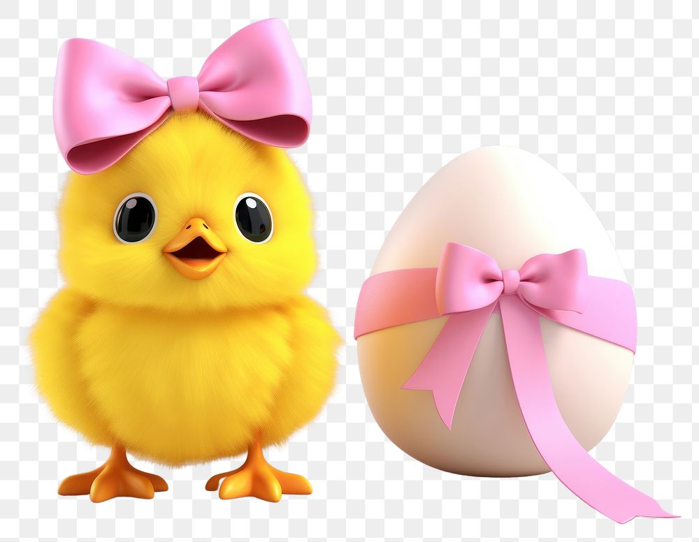 PNG Easter chick egg cartoon animal yellow. AI generated Image by rawpixel.