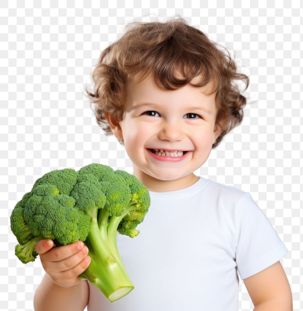PNG Children boy vegetable food broccoli. AI generated Image by rawpixel.